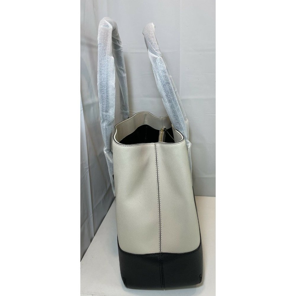 NWT Kate Spade - Cove Street Colorblock Airel - Shoulder Bag-Ostrich Egg/Black - Picture 9 of 10